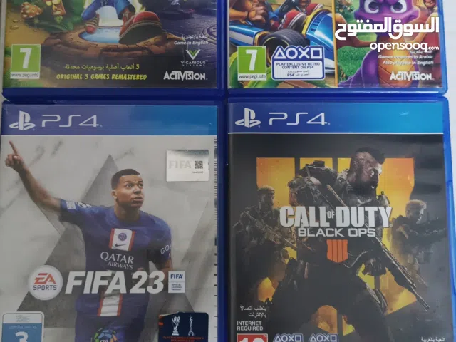 العاب ps4 مستعمل اصلي بس بظون أي خلل أو عطل ps4 cd games
