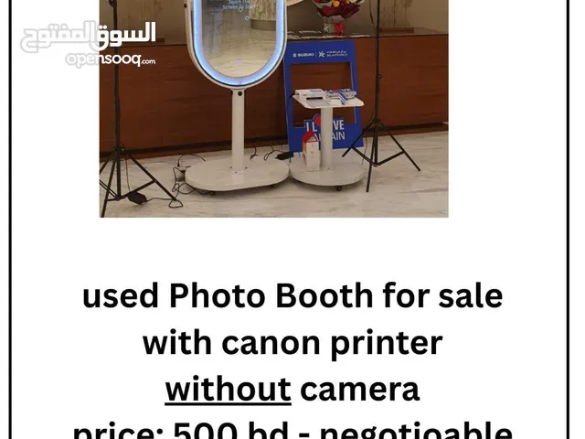 Photo Booth + Picture printer for sale