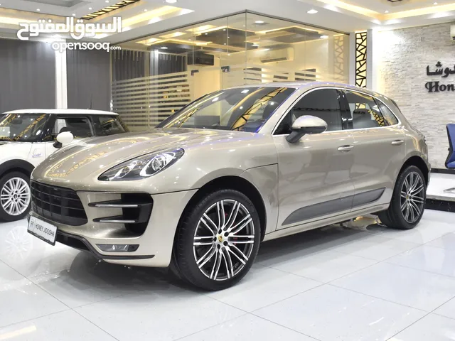 Porsche Macan Turbo ( 2015 Model ) in Golden Color GCC Specs