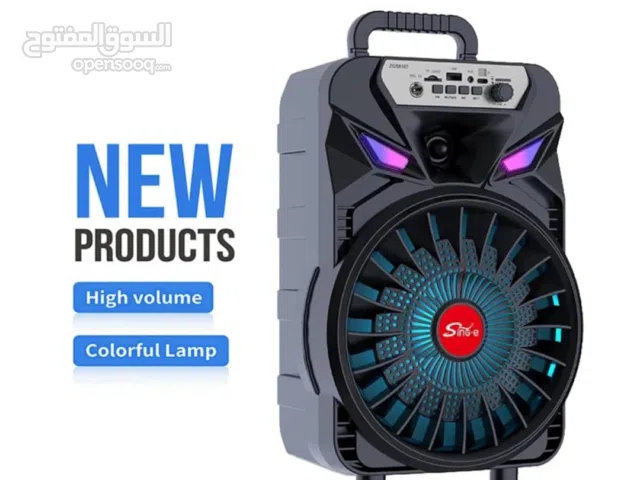 منظومة صوتية شاملة بالشحن + مايك