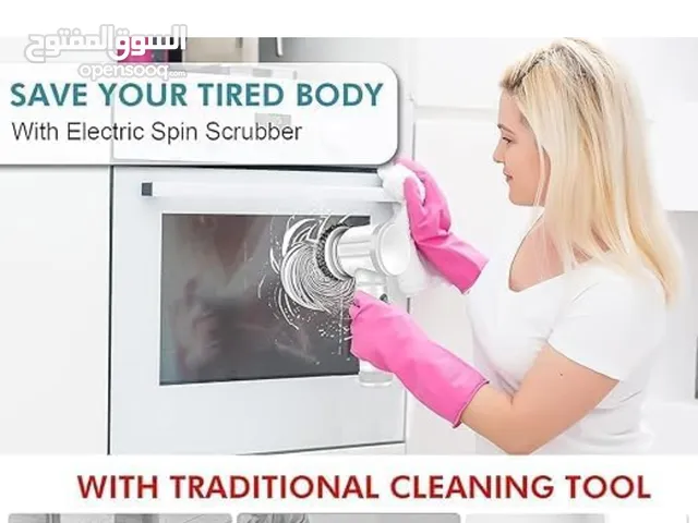 Electric rechargeable handheld cleaning brush