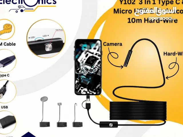 كاميرا على سلك للاماكن الصعبة بطول 10 متر Endoscope 10M Hard Wire
