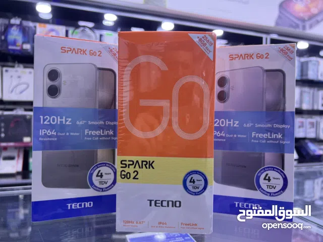 Tecno Spark Go 2 ( 256 GB / 4+4 RAM ) تكنو سبارك جو الاقتصادي باعلى المواصفات