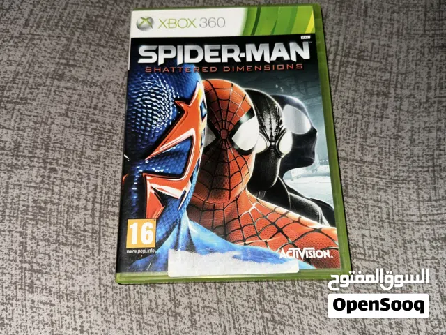 Spiderman Shattered Dimensions & Spiderman web of shadows Xbox 360 (Rare). Kuwait