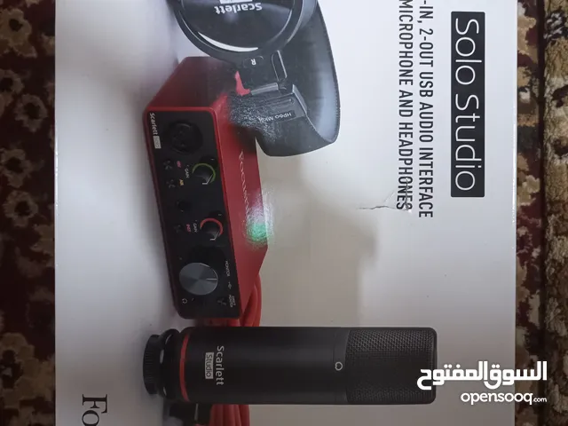 للبيع استيديو كامل مع كل اغراضه استخدام كره واحده شبه جديد وبسعر ممتاز 60 ريال