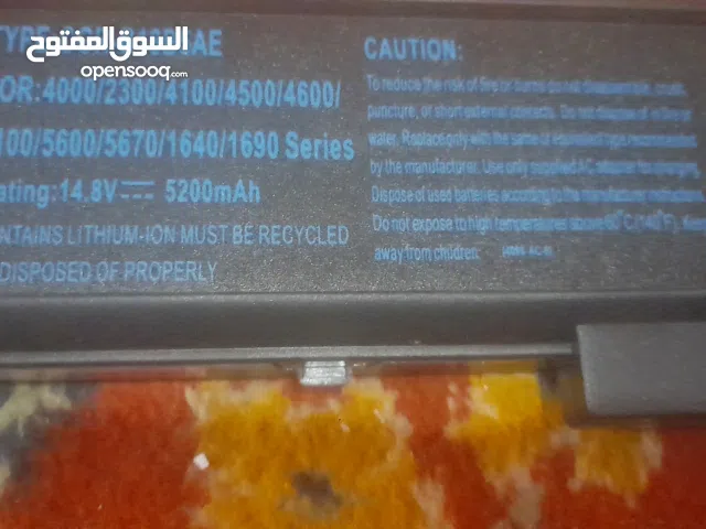 بطارية لاب توب أصلية ممتازة جديدة بالكرتونة لجهاز آسر وتصلح لبعض الأجهزة الأخرى ذات المقاس المناسب