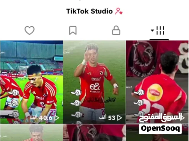 حسابات تيك توك للبيع بسعر مناسب من 1kالي100k