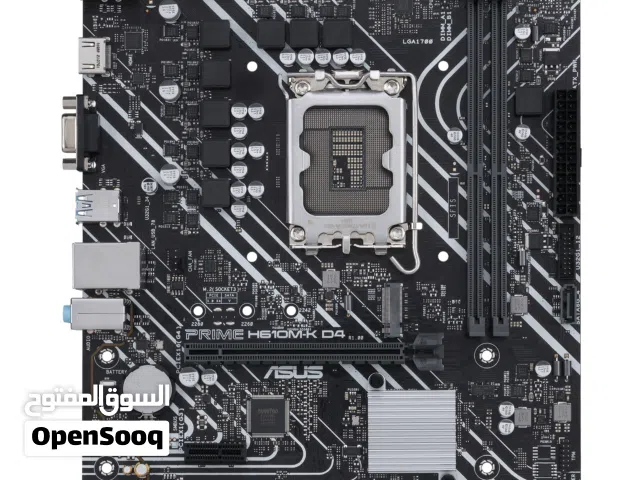 للبيع لوحة الام Asus H610M-K استعمال قليل نظافة عالية