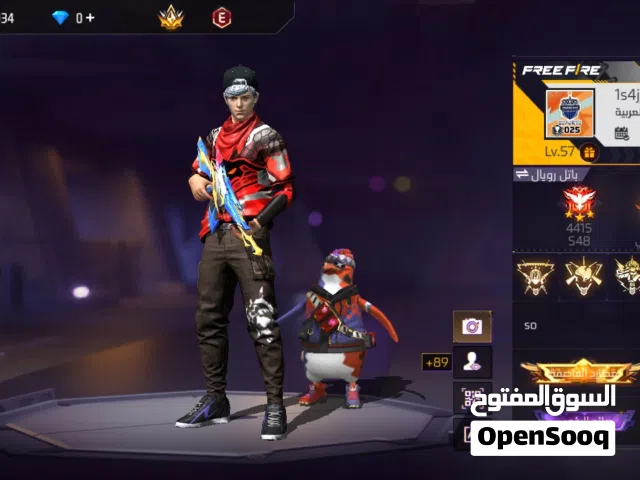 Free Fire Accounts and Characters for Sale in Dubai