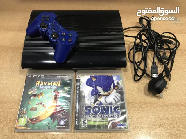 للبيع ps3. مهكره. مع جميع  الملحقات