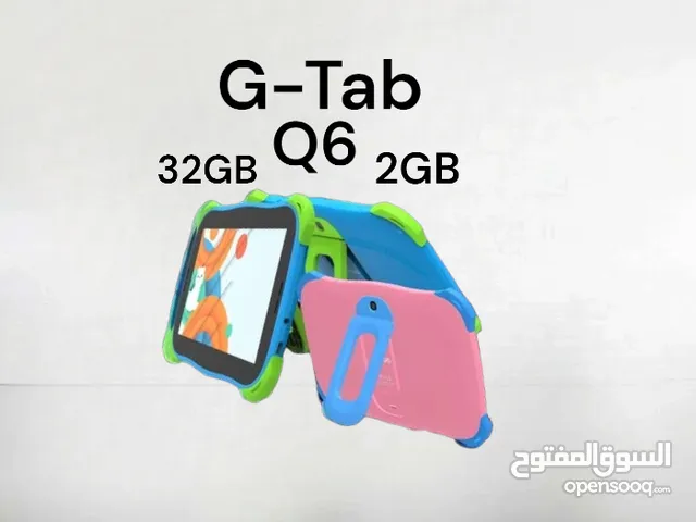 Gtab Q6 / 32GB / تابلت كفالة وكيل رسمي تاب اطفال Q 6 g tab