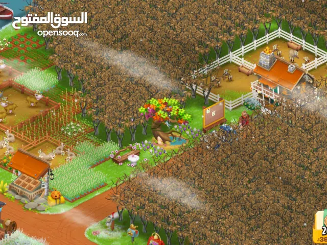 حساب هاي داي لفل 83  حضيره 4150 بيها منتجات  صومعه 1250 مفوله ارض مفتوحه كلها و جزه من الارض الجانبي