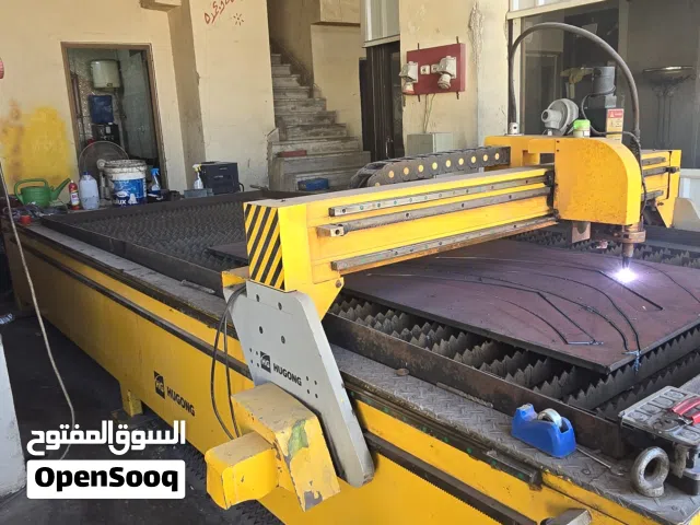 ماكينة CNC Plasma صناعية لقطع الحديد – مواصفات عالية ودقة إحترافيه