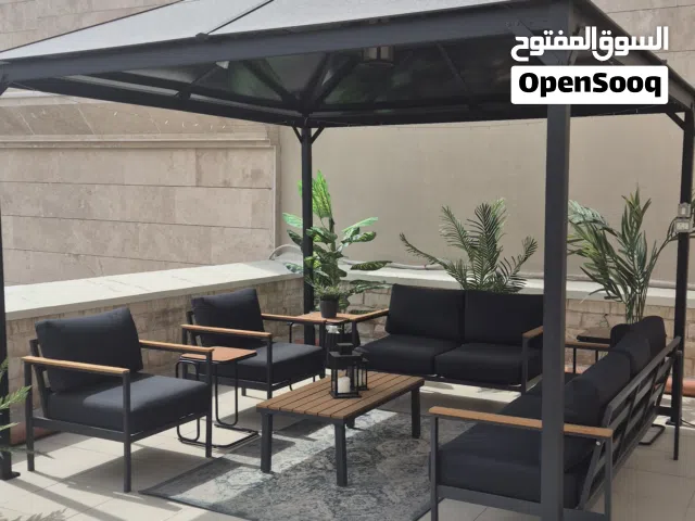 black gazebo stainless steel for sale مظلة سوداء من الستنلس ستيل