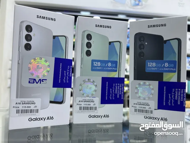 Samsung Galaxy A16 (128 GB / 4 GB RAM ) سامسونج الجديد كليا بكفالة الوكيل الرسمي لشركة سامسونج سنة