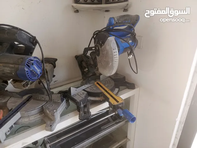 عدد يدويه درلات ومناشير وصواريخ وغيرها مستعمله استعمال منزلي مكفوله