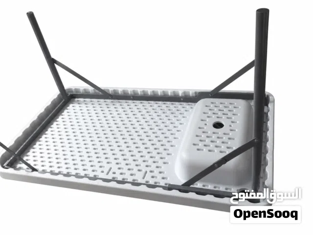 بيعة سريعة حوض غسيل الصحون نقال من البلاستيك المتين و الأرجل معدنية يتصفط للبر و الرحلات