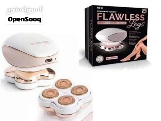 جهاز فلوليس FLAWLESS ازاله شعر كامل الجسم شحن 4 روؤس براون  ازالة الشعر فلو ليس