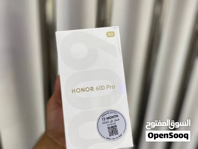 Honor 600 pro 12RAM / 512GB جديد بالكرتونة  كفالة الوكيل الرسمي وشركتنا 3 سنوات
