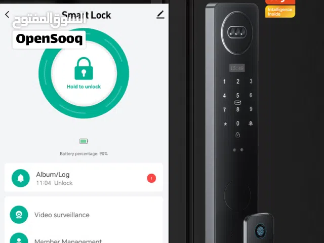 Tuya Smart Video Door Lock مع التركيب