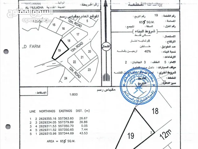 Residential Land for Sale in Al Batinah Al Masnaah