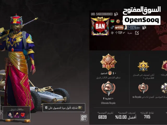 Pubg Accounts and Characters for Sale in Zouerate
