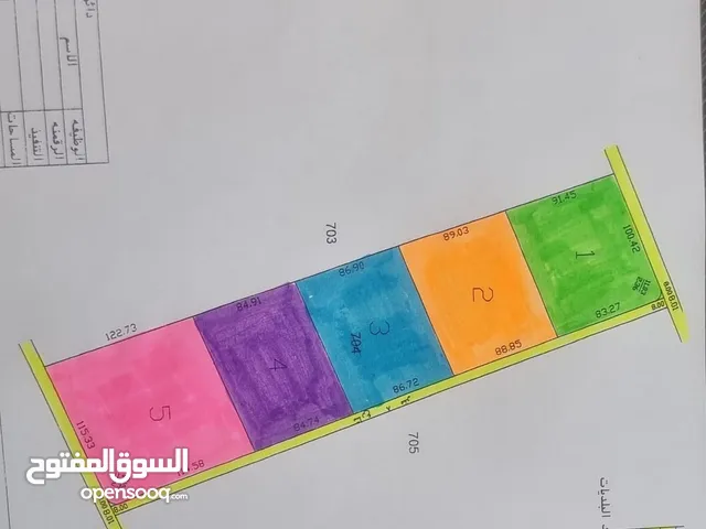 في قريةمنشيةالخليفة / أراضي المفرق  الأراضي زراعية مفروزة بسند تسجيل مستقل  مساحات 10 دونم لكل قطعه