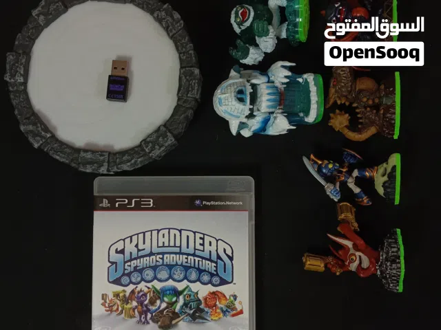 PS3 Skylanders Starter Pack + 8 Figures (Complete Wireless Set) Rare Dongle included !
