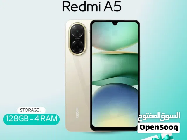 XIAOMI REDMI A5 ( 128GB ) / RAM 4 NEW /// شاومي ريدمي أيه 5 ذاكرة 128 الرام 4 الجديد