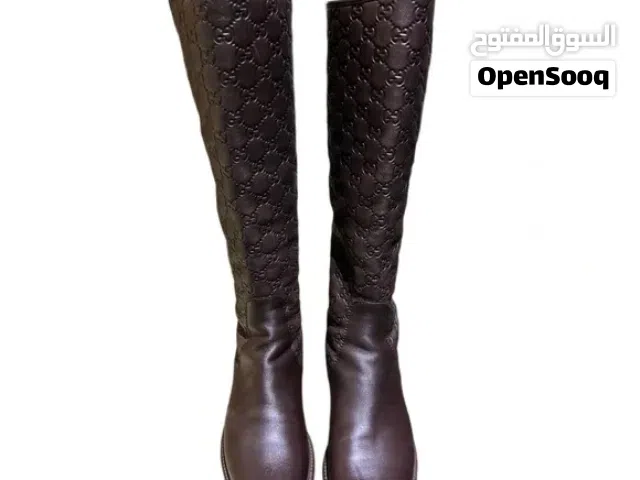 Gucci GG knee-high vintage boots