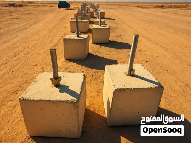 HEAVY DUTY CONCRETE FOUNDATION BLOCKS FOR SALE