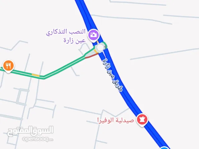 هنقر تجاري حديث جديد 4سرانتيات 500م للإيجار على رئيسي طريق عين زارة بالقرب من النصب التذكاري