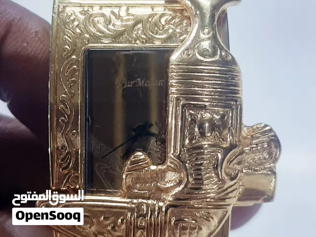 ساعتين نور مجان الخنجر اللون الذهبي