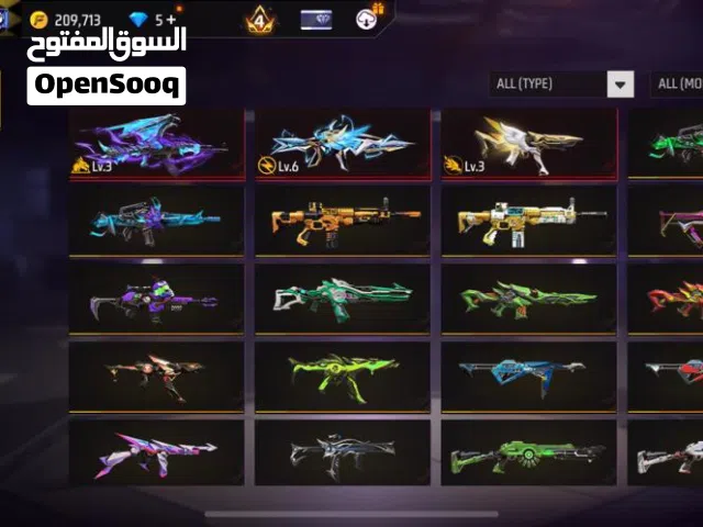 Free fire with 3 evos one maxed for sale cheap account very stacked