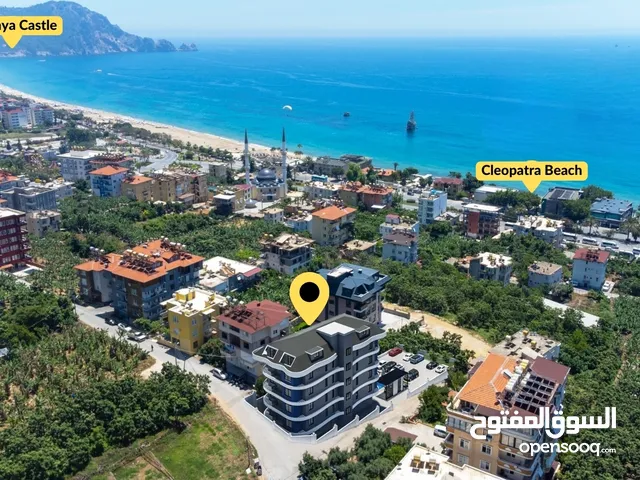 Great location 2+1 duplex apartments with sea and nature view for sale in Alanya, Antalya, Turkey