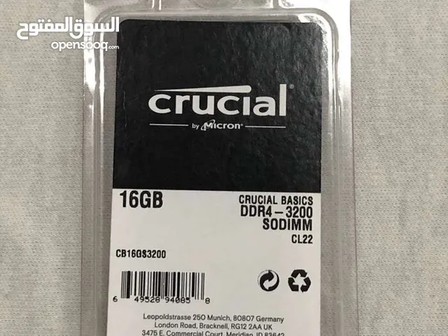 New Crucial 16GB DDR4 ram