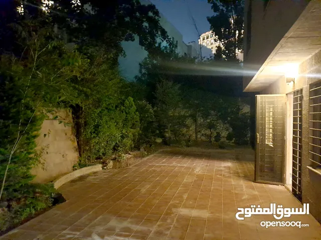 جبل عمان شقة ارضية دوبلكس مع حديقة كبيرة و كراج و مدخل خاص