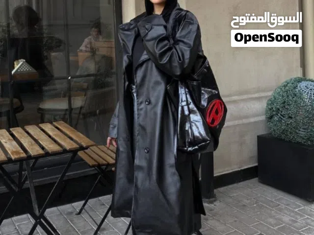 بالطو جلد - خامة مستوردة - حريمي كاجوال - ستايل تحفة