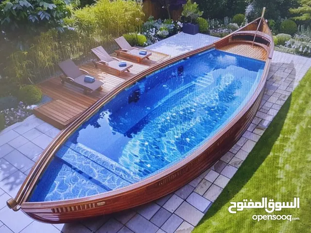 wooden pool