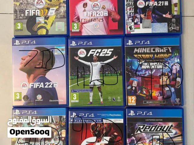 variety of different videogames