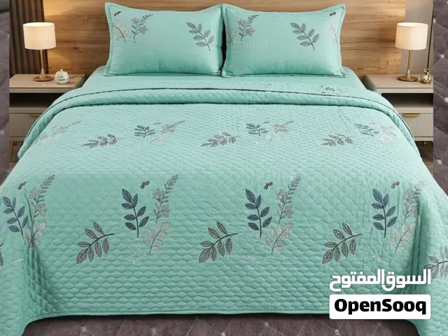 غطوه نفرين +شرشف سرير لاستيك +2 وجه مخاد