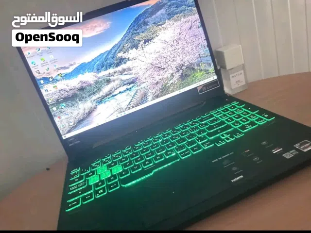Gaming asus tuff A15,RTX:2060, RAM:16, Ryzen:9, core:8, 500 gb storage ssd, for gaming,study