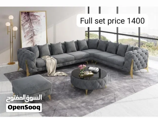 l shape sofa set  onlyطقم كنب على شكل حرف L