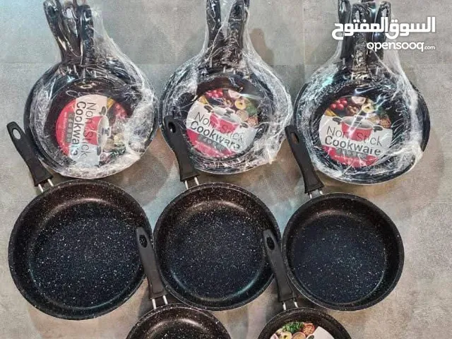 طقم مقلايات غرانيت عدد 5 (16 ، 18 ، 20 ، 22 ، 24)