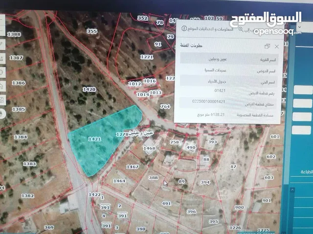Commercial Land for Sale in Ajloun I'bbeen