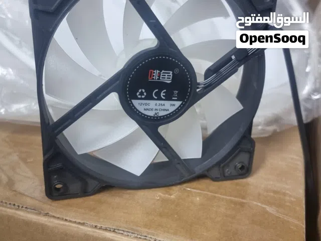 PC Gaming Fan – Black Frame, White Blades