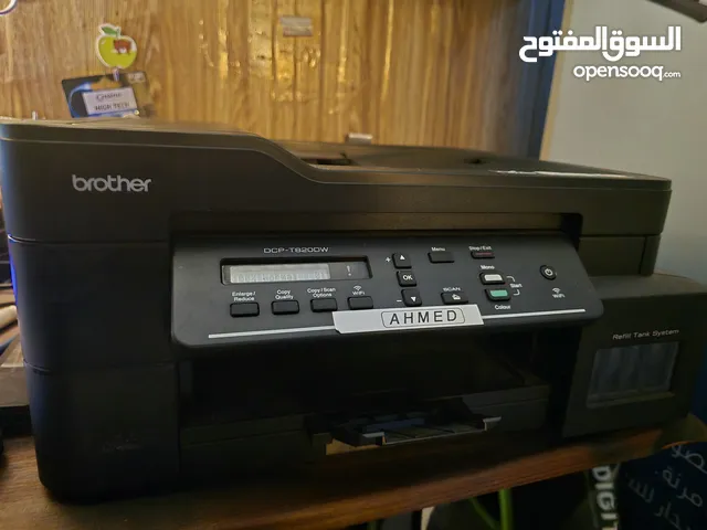 طابعة برذر t820 للبيع تطبع وجهين تحتوي فيدر تغذية مستعملة قليل جدا عداد 540 ورقة فقط