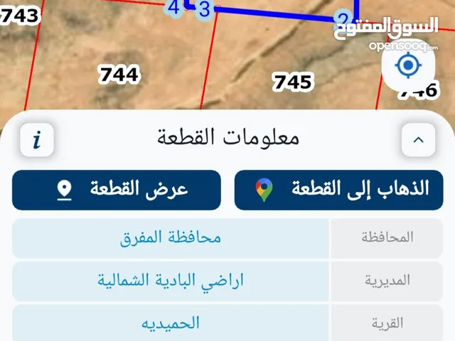 ارض مميزة في المفرق قرية الحميدية حوض غدير الصفا