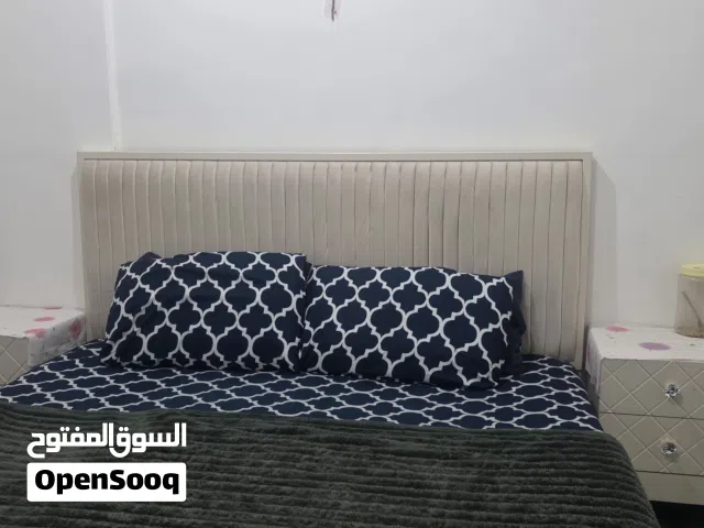 Bed with side tables and medicated mattress  urgent sale in farwaniya