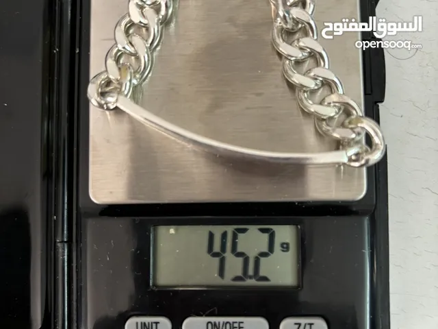 Sterling silver bracelet unisex اسواره فضه اصلي غير مستعملة - اطلاقا